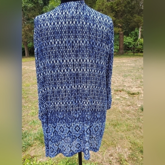 Bundle Only: CATHERINES STRETCH Sheer KIMONO ASYMMETRICAL CARDIGAN SZ‎ 14/16 0X - Picture 2 of 5